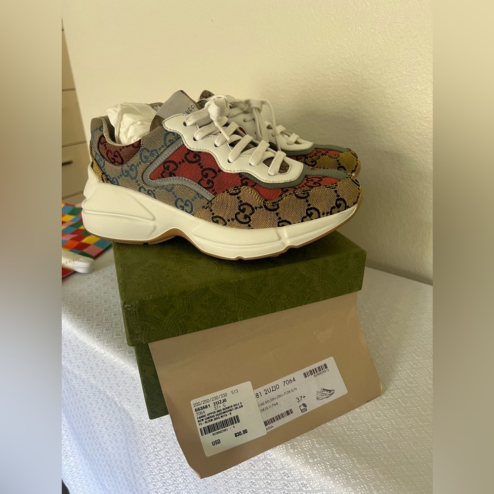 Gucci Rhyton GG Multi Orange. - Picture 8 of 10